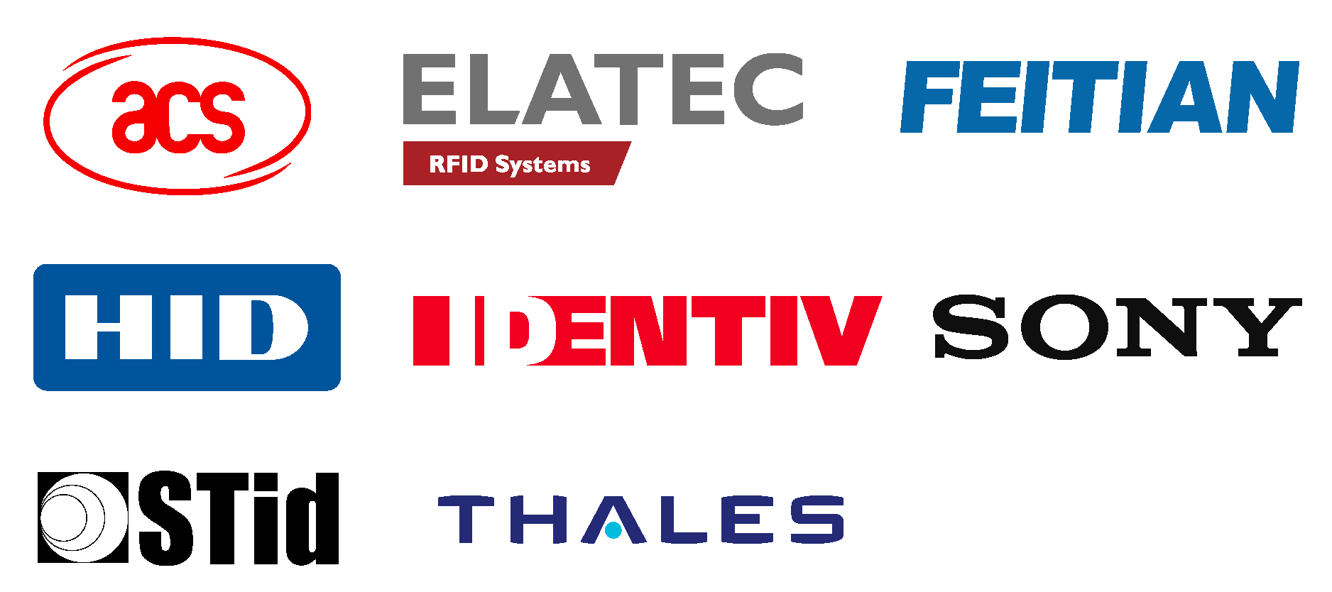 acs-elatec-feitian-hid-identiv-sony-stid-thales